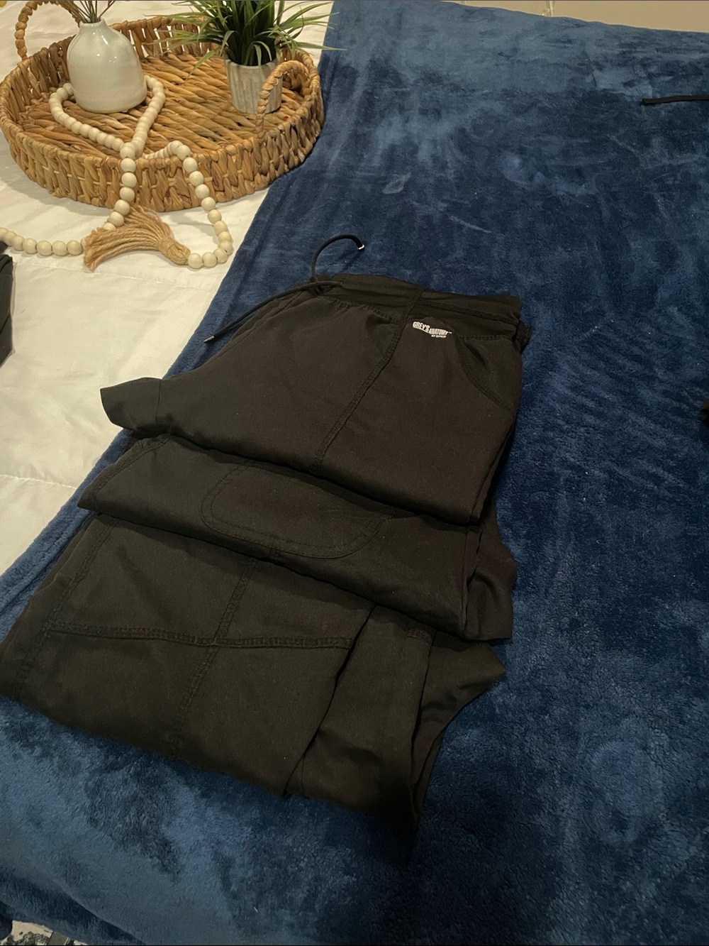 Grey's Anatomy Black Women's Scrub Jogger Pants